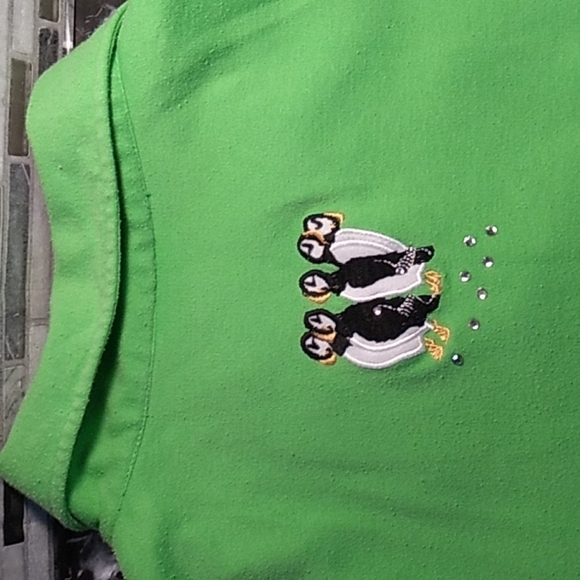 Morgan Cole vintage penguin 🐧 zipper shirt - Picture 3 of 4